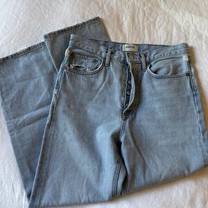 Agolde 90s Midrise Loose Fit Jeans in Snapshot